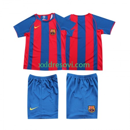 FC Barcelona 2004 Retro Domaći Dječji Nogometni Dres 2005